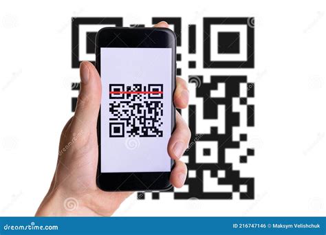 Id Qr Main Tenant Lécran De Smartphone Mobile Pour La Technologie De