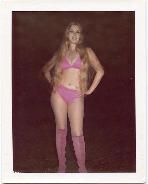 Lot Vintage 1970s Pin Up Female Polaroid Land Photograph