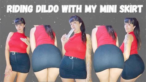 Riding Dildo With My Mini Skirt Sexygalaxy Clips4sale
