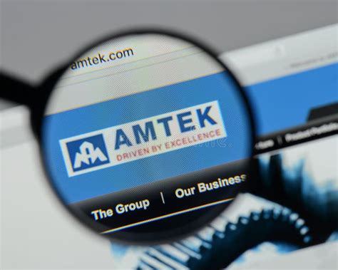 ametek company logo editorial photo image  editorial
