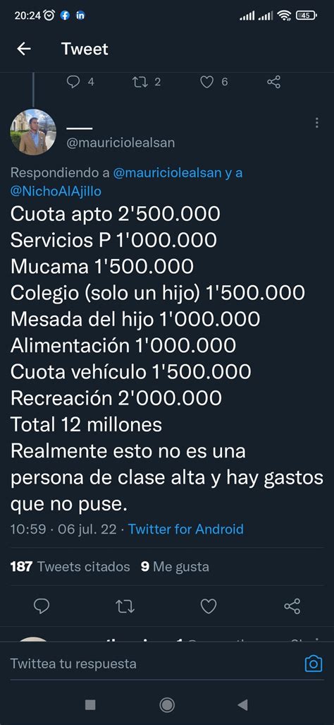 Físico Impuro on Twitter A ver si entendí no le alcanzan 12 millones