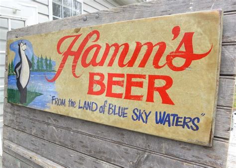 Hamms Beer SignVintage Sign Vintage Wall Art by ZekesAntiqueSigns