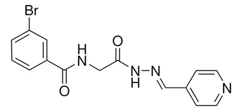 3 BROMO N 2 OXO 2 2 4 PYRIDINYLMETHYLENE HYDRAZINO ETHYL BENZAMIDE