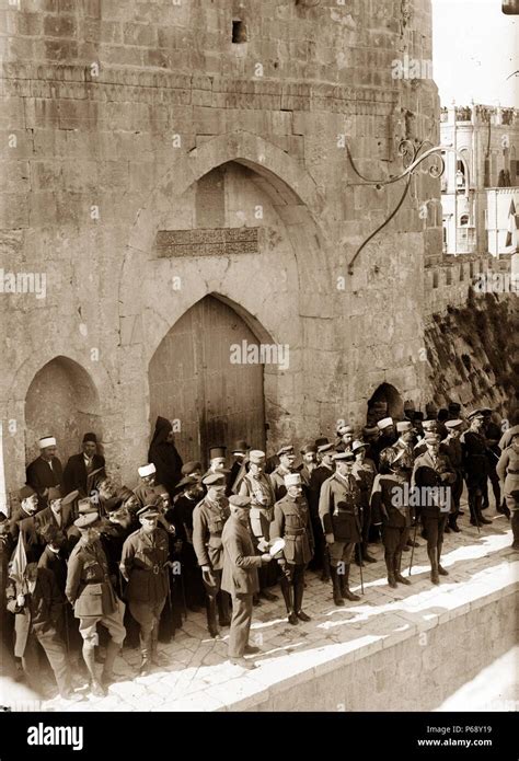 Photograph Of Haddad Bey Reading The Proclamation Of The British