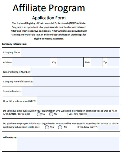 FREE 50 Program Application Form Samples In PDF MS Word