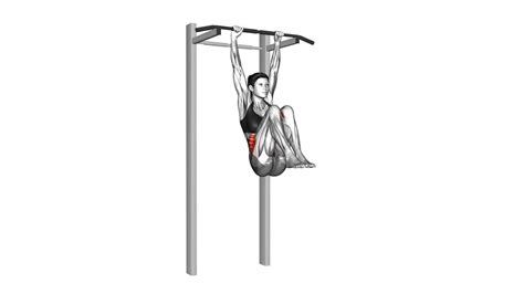 Hanging Leg Hip Raise Female Exercise Guide Tips