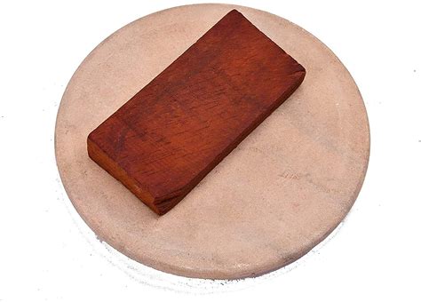 Buy Adiyogi Decor Sandalwood Rubbing Stone With Natural Red Sandalwood