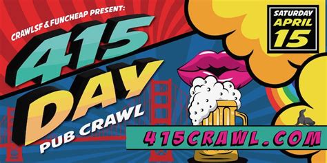 415 Day San Francisco S City Wide Pub Crawl 2023