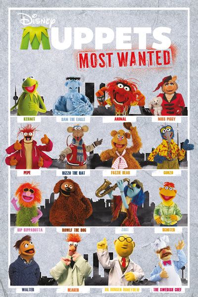 Poster MUPPETS MOST WANTED - compilation | Wall Art, Gifts & Merchandise | Abposters.com