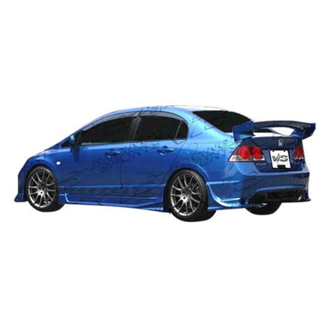 VIS Racing Honda Civic 4 Doors 2006 2008 Ballistix Style Fiberglass