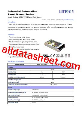 Ha Lf Datasheet Pdf Lite On Technology Corporation