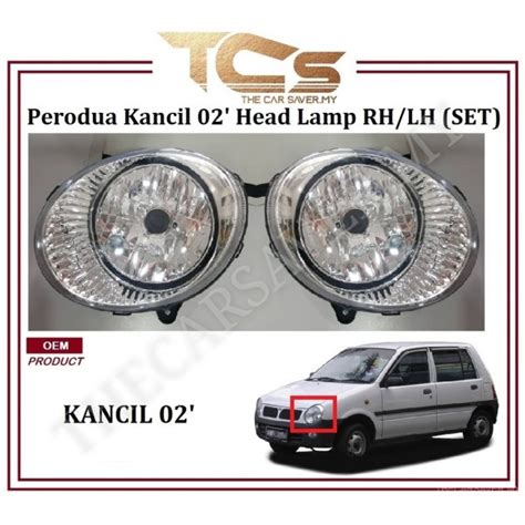 Perodua Kancil 02 Head Lamp RH LH After Market SET PGMall