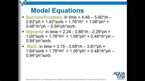 Water Activity 201: Learn About Specifications and Shelf Life