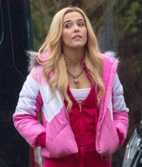 Zoey Deutch Zombieland Double Tap Pink Jacket Lerenjack