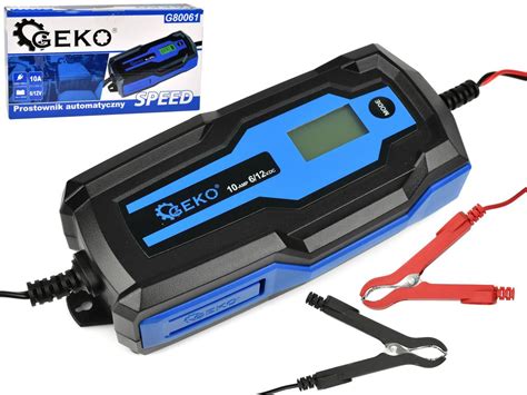 Зарядное Устройство для Аккумулятора Авто 10А GEKO Импульсное ...