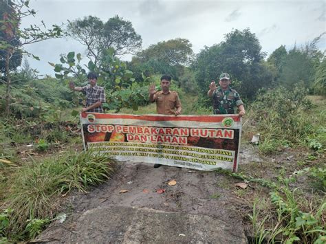 Babinsa Kopda Dodi Kita Akan Tindak Tegas Bagi Pelaku Karhutla