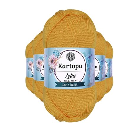 Adet Lotus Bikini Büstiyer Bluz Örgü İpi K Koyu Sarı