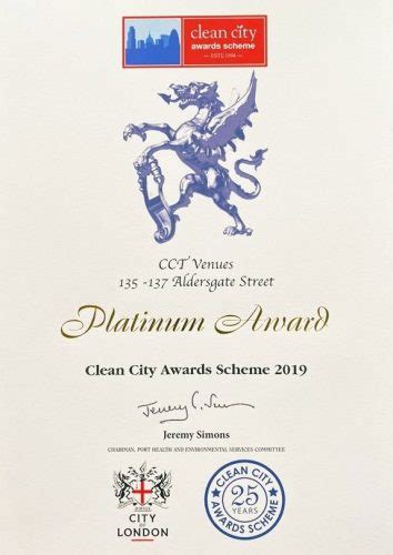 The Clean City Scheme Award