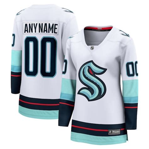 Custom Hockey Jerseys Seattle Kraken Jersey Name And Number 2022 23