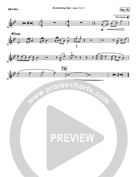 Everlasting God Alto Sax Sheet Music Pdf Chris Tomlin Praisecharts