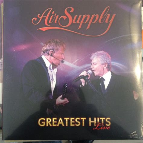 Air Supply - Greatest Hits Live (2016, Vinyl) | Discogs