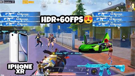 Omg😱 Iphone Xr😍 Hdr60fps Gameplay 🥵 Iphone Xr Pubg Test In 2023😍