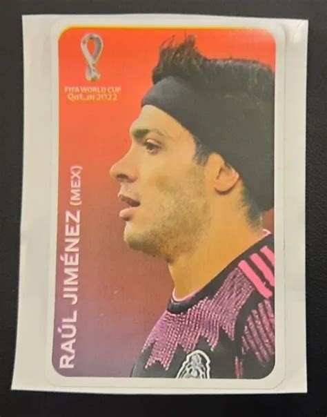 PANINI QATAR 2022 Raul Jimenez Mex C10 Coca Cola Sticker Type Austria