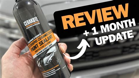 Cerakote Ceramic Paint Sealant Review YouTube