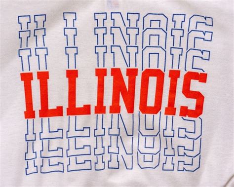 90s Vintage Illinois Shirt 1990s Fighting Illini Sl Gem