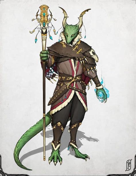 Oc Art Dragonborn Druid Dungeonsanddragons In 2022 Fantasy