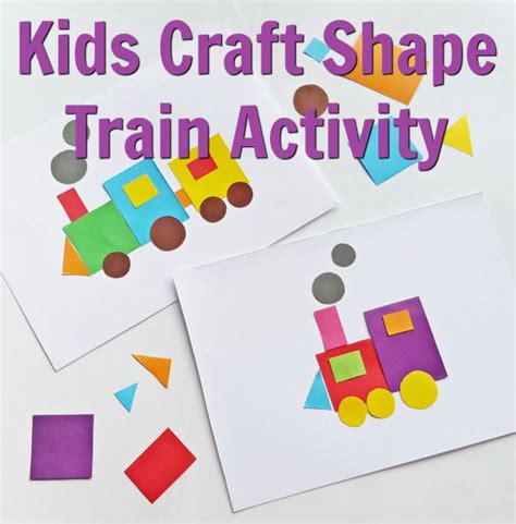 Kids Craft Train Activity —