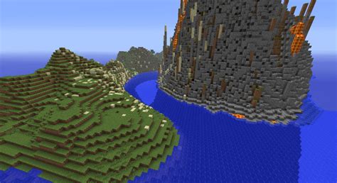 SurvivalVOLCANO Survival Island With Volcano Minecraft Map