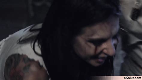 Cute Chick Gets Fucked By Some Zombies Hot Horror Scene