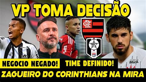 V Tor Pereira Toma Decis O Zagueiro Do Corinthians Na Mira Atl Tico