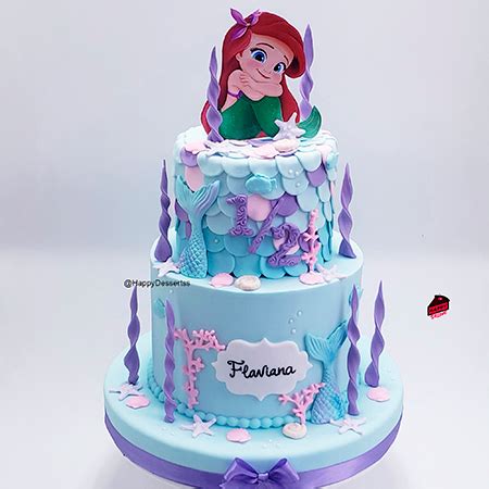 Arriba Imagen Pastel De La Sirenita En Chantilly Abzlocal Mx