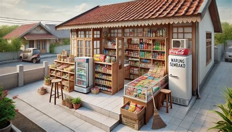 10 Desain Bangunan Warung Sembako Simpel - Pinhome