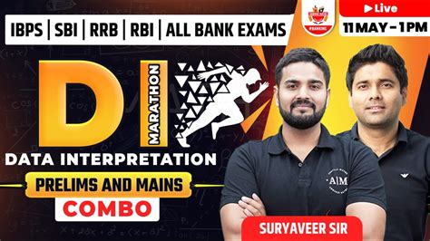 IBPS SBI RRB RBI PO Clerk Data Interpretation Marathon Prelims