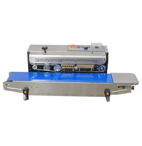 Semi Automatic Stainless Steel Ss Continuous Band Sealer Machine