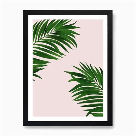 Palm Leaves Art Print Palm Leaf Art Leaf Art Art Prints