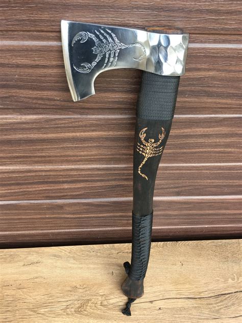 Viking Axe Engraved Axe Tomahawk Axe Viking Hatchet Etsy