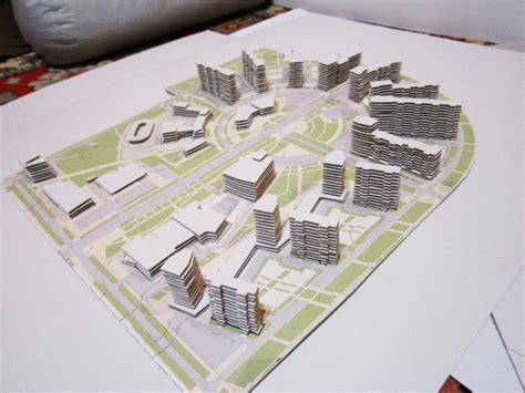 Layout of the city center concept by Anton Yehorov at Coroflot.com