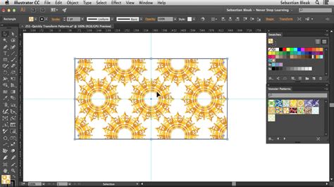 Nsl Week Adobe Illustrator Quickly Transform Patterns Move