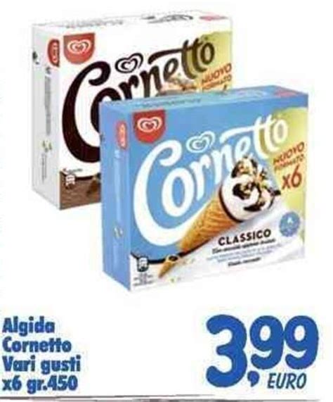 Offerta Algida Cornetto Vari Gusti X6 Gr 450 Di Orizzonte Supermercati