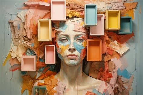 Premium Ai Image Think Outside The Box Woman With Cardboard Around