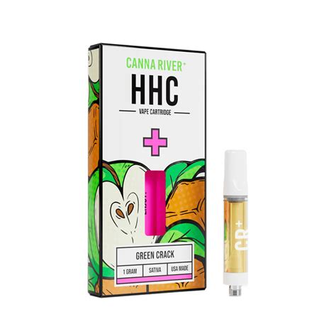 Hhc Vape Cartridge Green Crack Sativa 1g Canna River