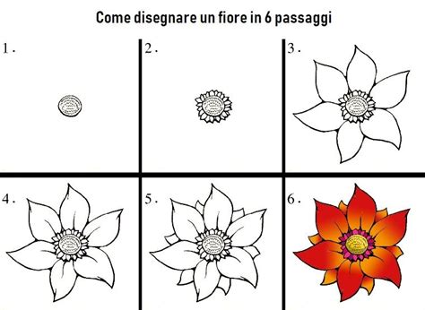 Immagini Di Fiori Semplici Da Disegnare Fiori Da Colorare Stampa