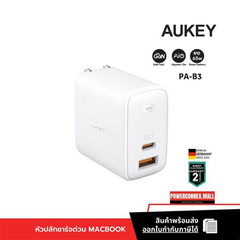 Aukey Pa B Omnia Mix W Dual Power Delivery Wall Charger