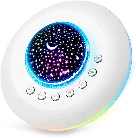 White Noise Machine Baby For Sleeping With Night Light Starry Ambient