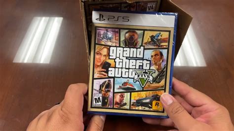 Grand Theft Auto V Playstation 5 Case Pack Unboxing Youtube