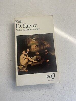 L Oeuvre Paperback Émile Zola FOLIO 1983 VINTAGE 9782070374373 eBay